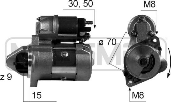 Wilmink Group WG2013077 - Motorino d'avviamento autozon.pro