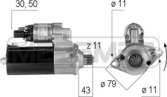 Wilmink Group WG2013120 - Motorino d'avviamento autozon.pro