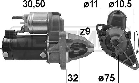 Wilmink Group WG2013390 - Motorino d'avviamento autozon.pro