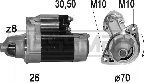 Wilmink Group WG2013392 - Motorino d'avviamento autozon.pro