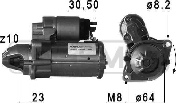 Wilmink Group WG2013338 - Motorino d'avviamento autozon.pro