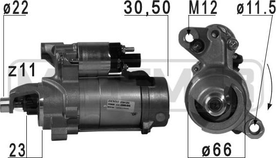 Wilmink Group WG2013266 - Motorino d'avviamento autozon.pro