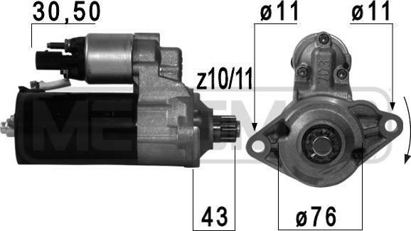 Wilmink Group WG2013261 - Motorino d'avviamento autozon.pro