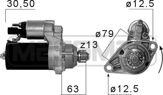 Wilmink Group WG2013233 - Motorino d'avviamento autozon.pro