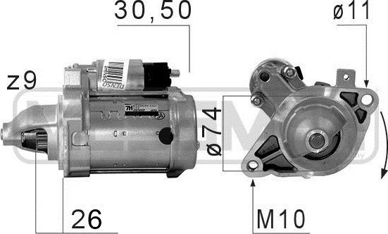 Wilmink Group WG2013237 - Motorino d'avviamento autozon.pro