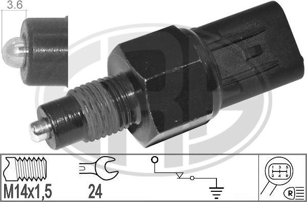 Wilmink Group WG2013770 - Interruttore, Luce di retromarcia autozon.pro