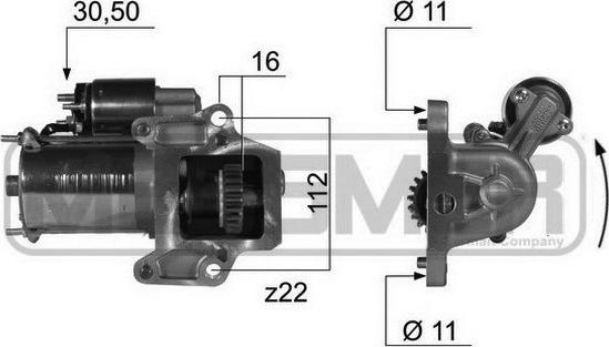 Wilmink Group WG2012913 - Motorino d'avviamento autozon.pro