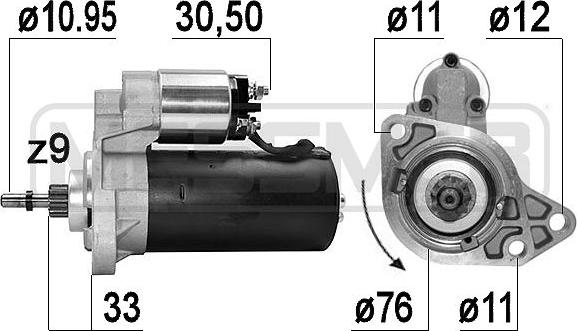 Wilmink Group WG2012935 - Motorino d'avviamento autozon.pro