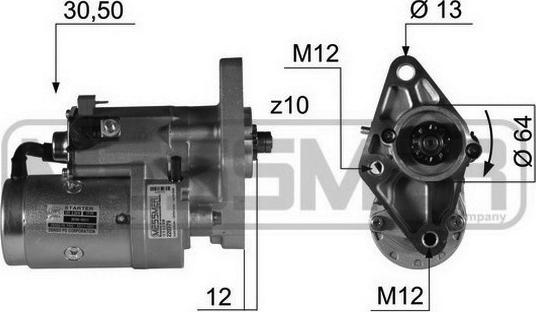 Wilmink Group WG2012921 - Motorino d'avviamento autozon.pro