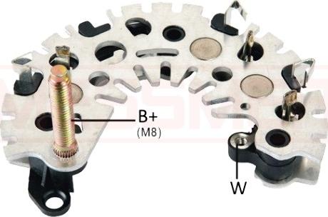 Wilmink Group WG2012552 - Raddrizzatore, Alternatore autozon.pro