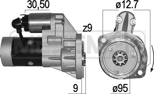 Wilmink Group WG2012667 - Motorino d'avviamento autozon.pro