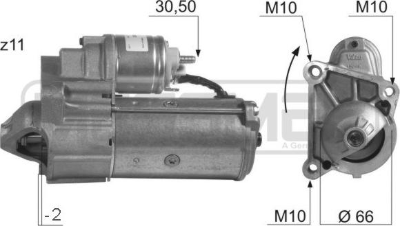 Wilmink Group WG2012685 - Motorino d'avviamento autozon.pro