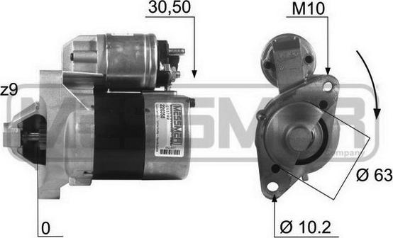 Wilmink Group WG2012894 - Motorino d'avviamento autozon.pro