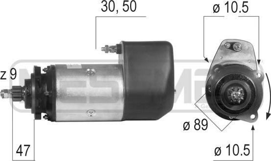 Wilmink Group WG2012845 - Motorino d'avviamento autozon.pro