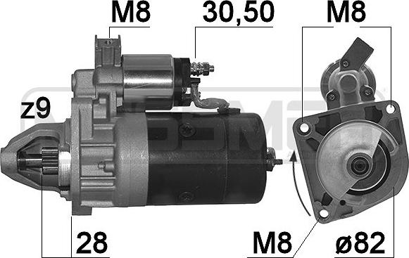 Wilmink Group WG2012809 - Motorino d'avviamento autozon.pro