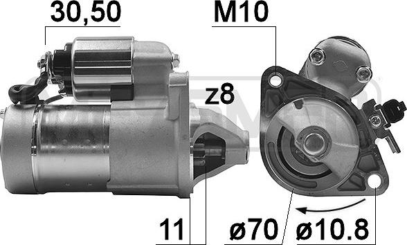 Wilmink Group WG2012819 - Motorino d'avviamento autozon.pro