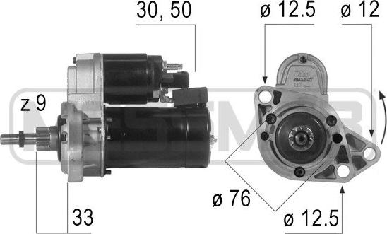 Wilmink Group WG2012815 - Motorino d'avviamento autozon.pro