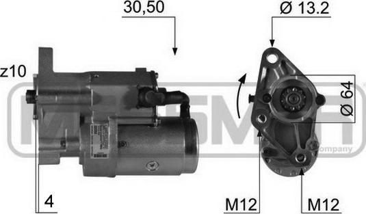 Wilmink Group WG2012887 - Motorino d'avviamento autozon.pro