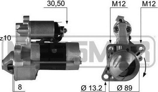 Wilmink Group WG2012871 - Motorino d'avviamento autozon.pro