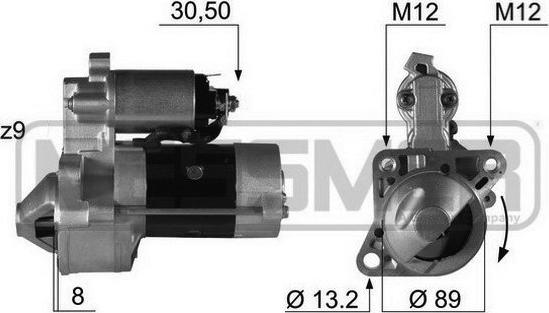 Wilmink Group WG2012872 - Motorino d'avviamento autozon.pro