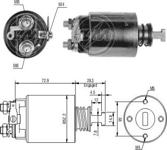 Wilmink Group WG2017999 - Elettromagnete, Motore d'avviamento autozon.pro