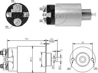 Wilmink Group WG2017926 - Elettromagnete, Motore d'avviamento autozon.pro