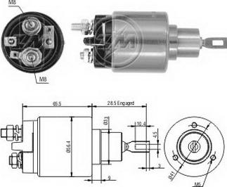 Wilmink Group WG2017593 - Elettromagnete, Motore d'avviamento autozon.pro