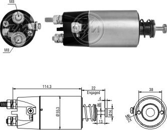 Wilmink Group WG2017650 - Elettromagnete, Motore d'avviamento autozon.pro