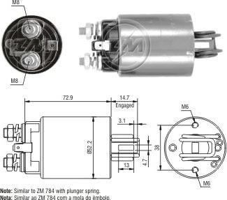 Wilmink Group WG2017632 - Elettromagnete, Motore d'avviamento autozon.pro