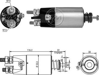 Wilmink Group WG2017814 - Elettromagnete, Motore d'avviamento autozon.pro