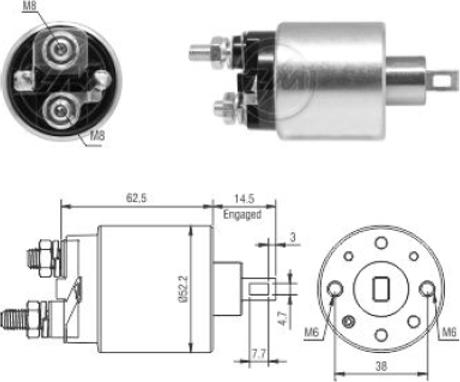 Wilmink Group WG2017793 - Elettromagnete, Motore d'avviamento autozon.pro