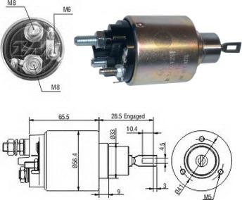 Wilmink Group WG2017761 - Elettromagnete, Motore d'avviamento autozon.pro