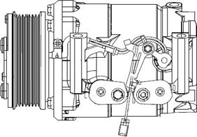 Wilmink Group WG2039860 - Compressore, Climatizzatore autozon.pro