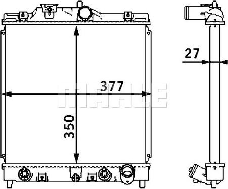 Wilmink Group WG2193134 - Radiatore, Raffreddamento motore autozon.pro