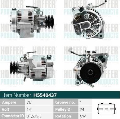 Wilmink Group WG2197034 - Alternatore autozon.pro