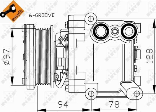 Wilmink Group WG2159546 - Compressore, Climatizzatore autozon.pro