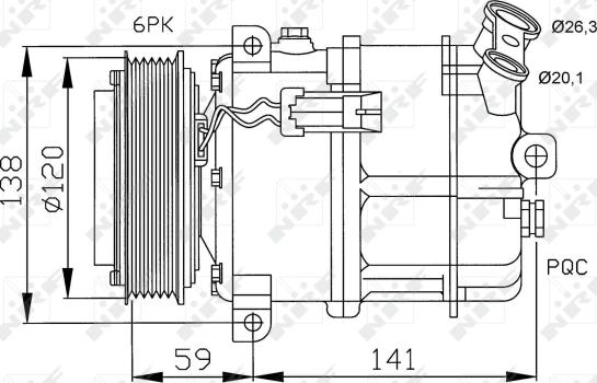 Wilmink Group WG2159199 - Compressore, Climatizzatore autozon.pro