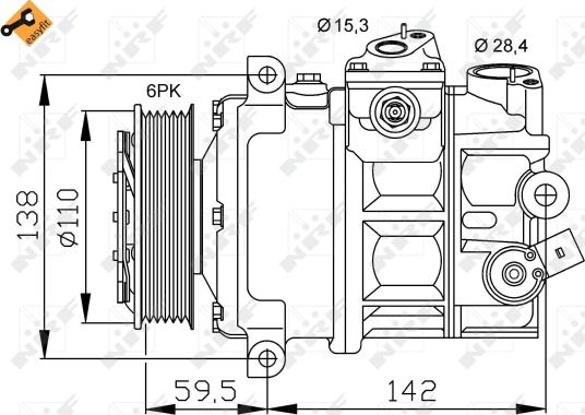 Wilmink Group WG2159167 - Compressore, Climatizzatore autozon.pro