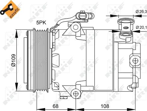 Wilmink Group WG2159119 - Compressore, Climatizzatore autozon.pro