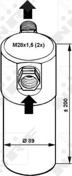 Wilmink Group WG2159889 - Essiccatore, Climatizzatore autozon.pro