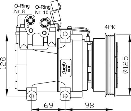 Wilmink Group WG2159378 - Compressore, Climatizzatore autozon.pro