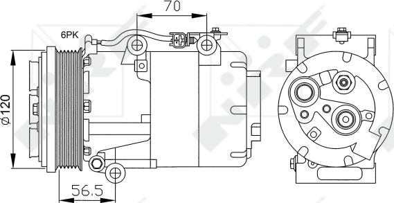 Wilmink Group WG2159261 - Compressore, Climatizzatore autozon.pro