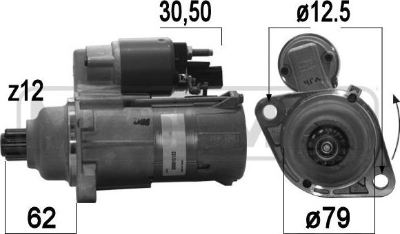 Wilmink Group WG2150998 - Motorino d'avviamento autozon.pro