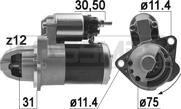 Wilmink Group WG2150993 - Motorino d'avviamento autozon.pro