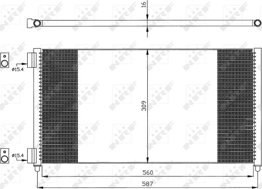 Wilmink Group WG2160935 - Condensatore, Climatizzatore autozon.pro