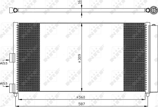 Wilmink Group WG2160937 - Condensatore, Climatizzatore autozon.pro