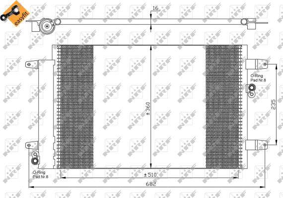 Wilmink Group WG2160883 - Condensatore, Climatizzatore autozon.pro