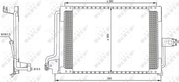 Wilmink Group WG2160779 - Condensatore, Climatizzatore autozon.pro