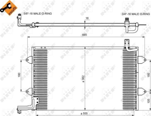 Wilmink Group WG2161003 - Condensatore, Climatizzatore autozon.pro