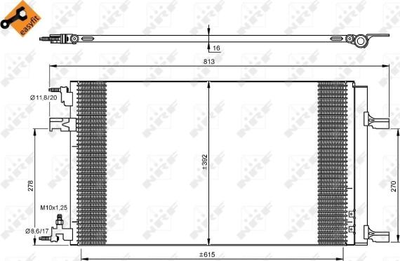 Wilmink Group WG2161198 - Condensatore, Climatizzatore autozon.pro